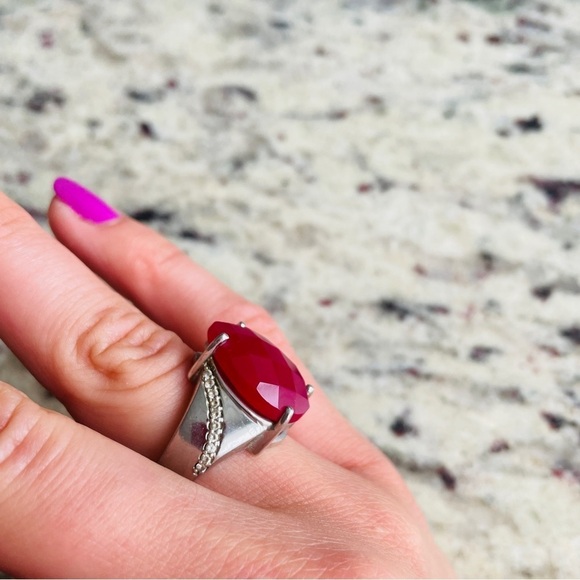 Faceted Gemstones Sterling Silver Rings - Picture 8 of 17